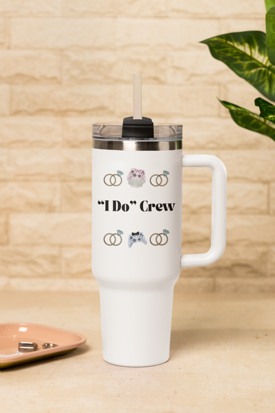 ''I Do' Crew' Insulated Travel Mug, 40oz