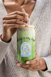 Pisces 'Swimming In My Feelings' Sipper Glass