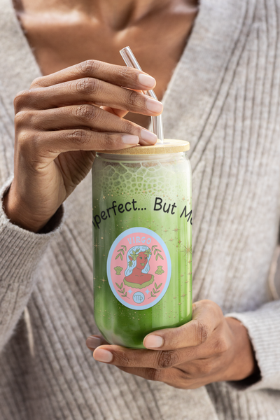 Virgo 'Perfectly Imperfect… But Mostly Perfect' Sipper Glass