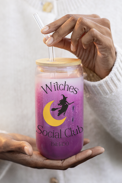 'Witches Social Club' Sipper Glass