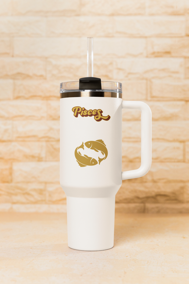 'Pisces' Insulated Travel Mug, 40oz