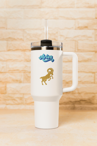 'Aries' Zodiac Insulated Travel Mug, 40oz