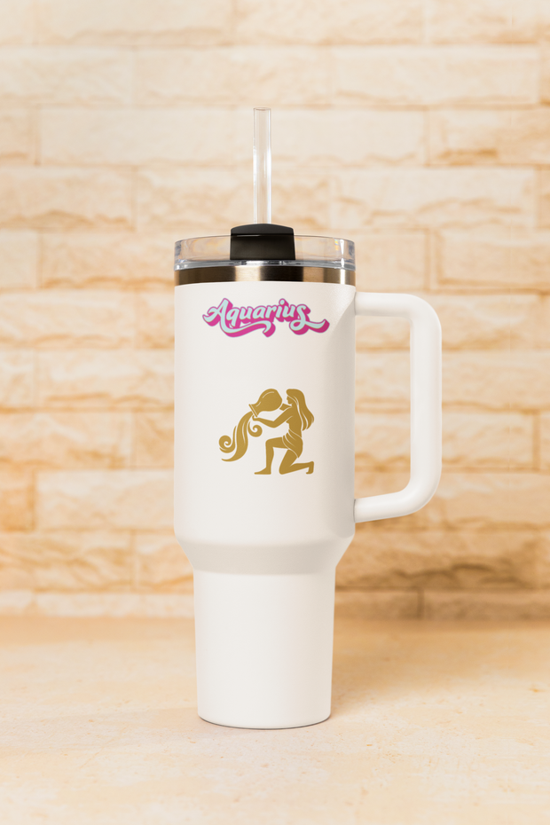 'Aquarius' Insulated Travel Mug, 40oz