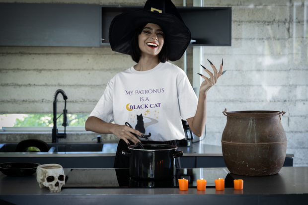 'My Patronus is a Black Cat' Unisex T-Shirt