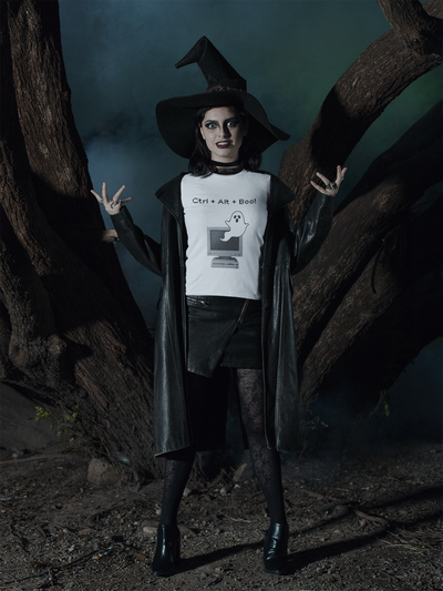 'Ctrl + Alt + Boo!' Unisex T-shirt