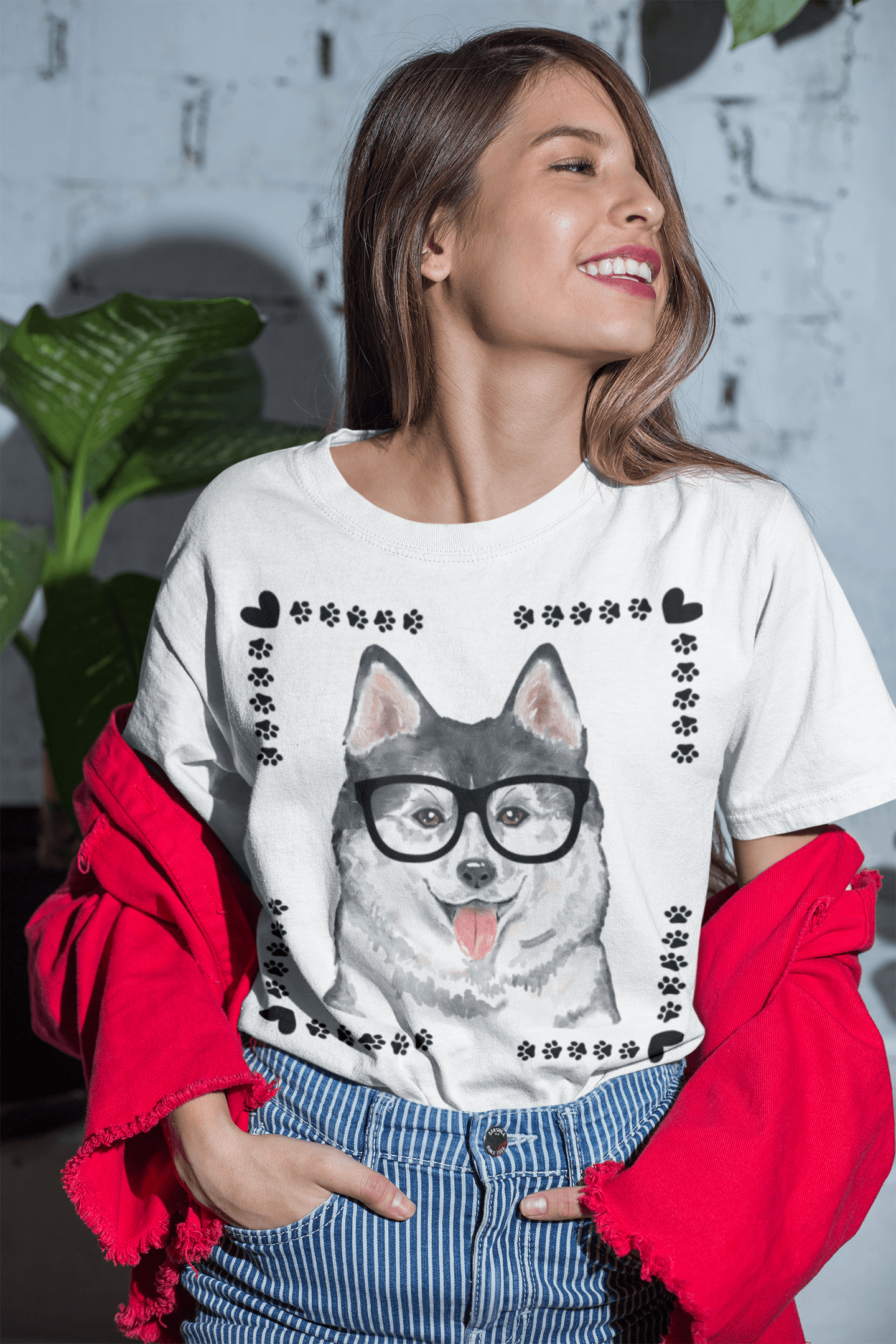 Geeky Good Siberian Husky Unisex T-Shirt
