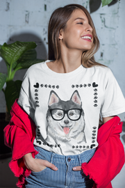 Geeky Good Siberian Husky Unisex T-Shirt