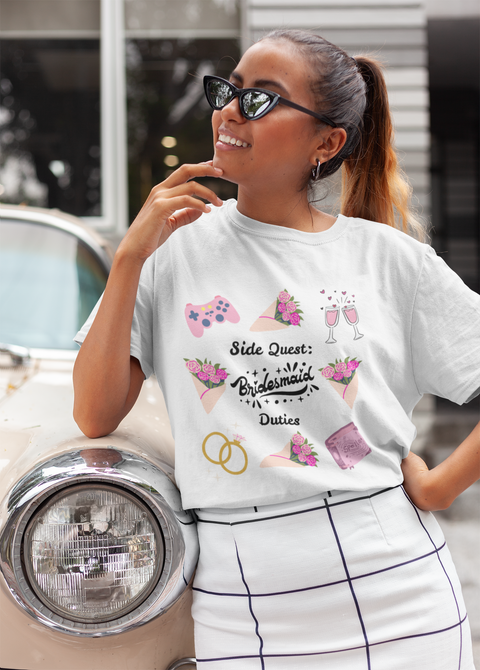 'Side Quest: Bridesmaid Duties' Unisex T-Shirt